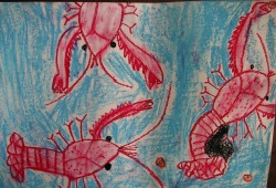 �����ɂ��q���̊G