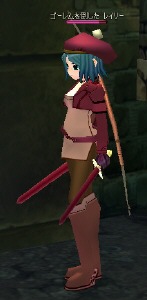 赤いショートソード×2