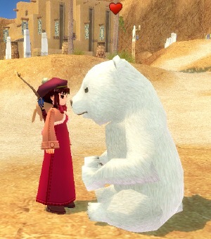 レイリーより大きくなったシロクマ