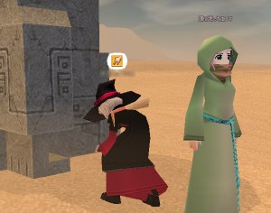 巨神像発見+破片集め+エルフ護衛 ←マフラーローブなんか着てるよ!このエルフw