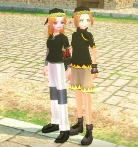 ���̓�l�������肵�܂��B��