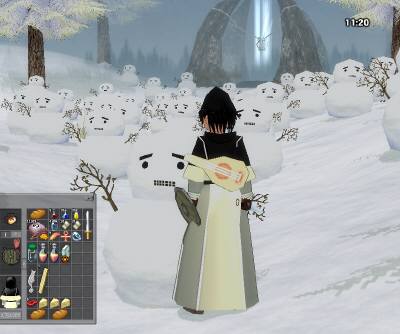 雪だるまだらけ