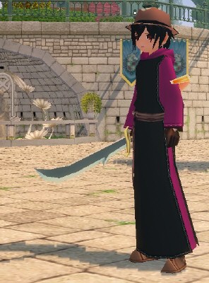 フックカットラス装備